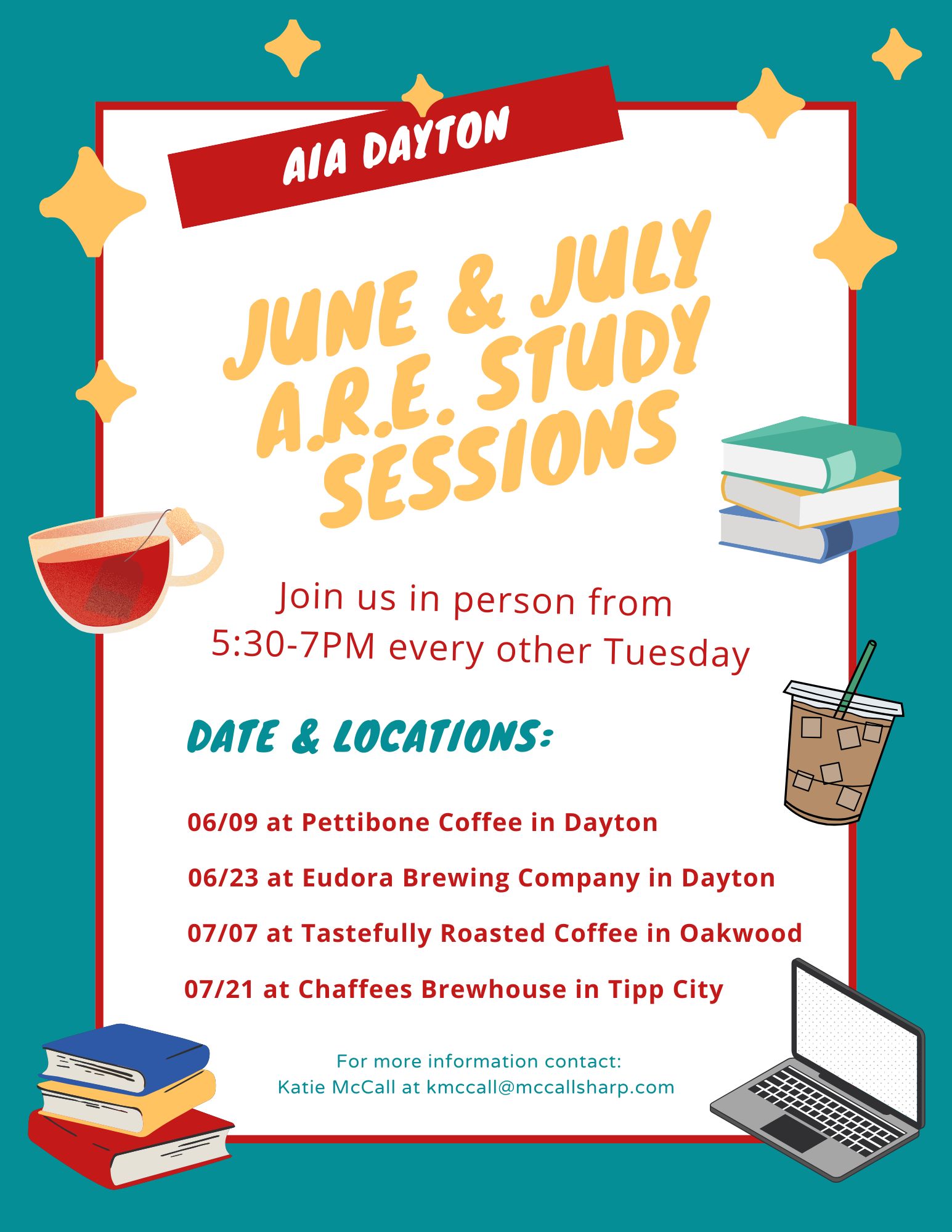 AIA Dayton ARE Study Sessions - June and July 2026